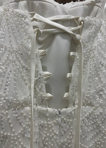 Beyaz Abiye - Görsel 9