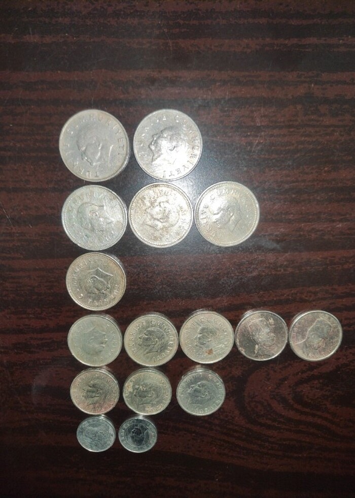 Eski madeni paralar - Antika - Görsel 5