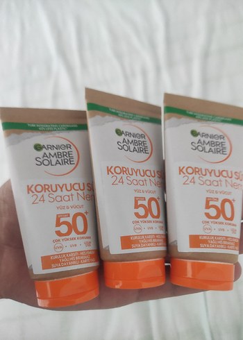 Garnier Ambre Solaire SPF 50 Güneş Sütü