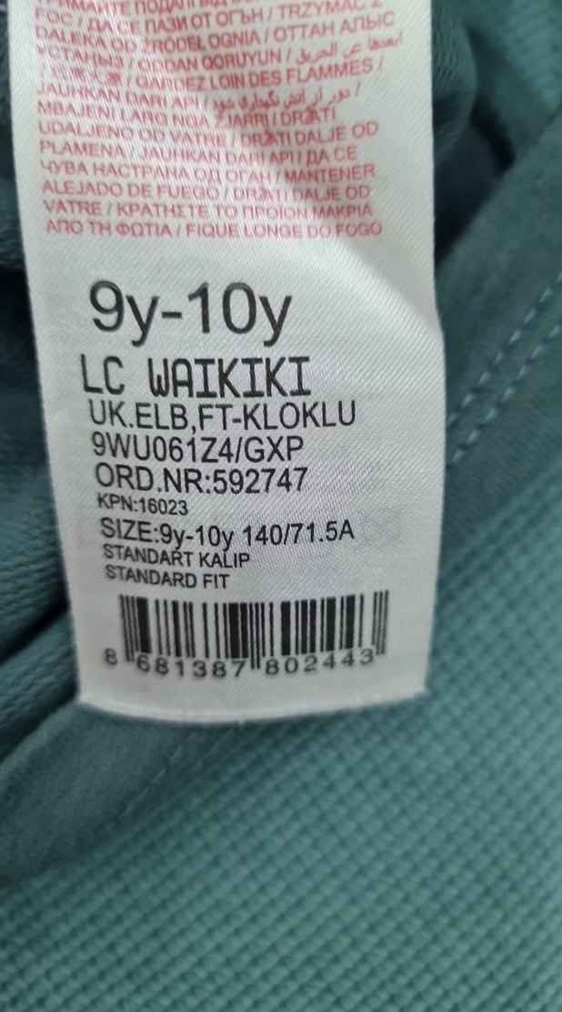 Kız Çocuk Gri Uzun Kollu Elbise - Görsel 4