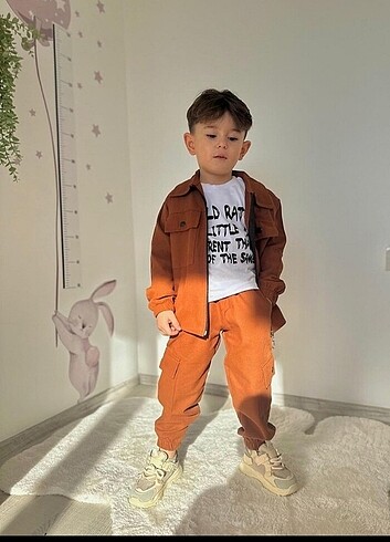 H&M 3lü bayramlık kot takım