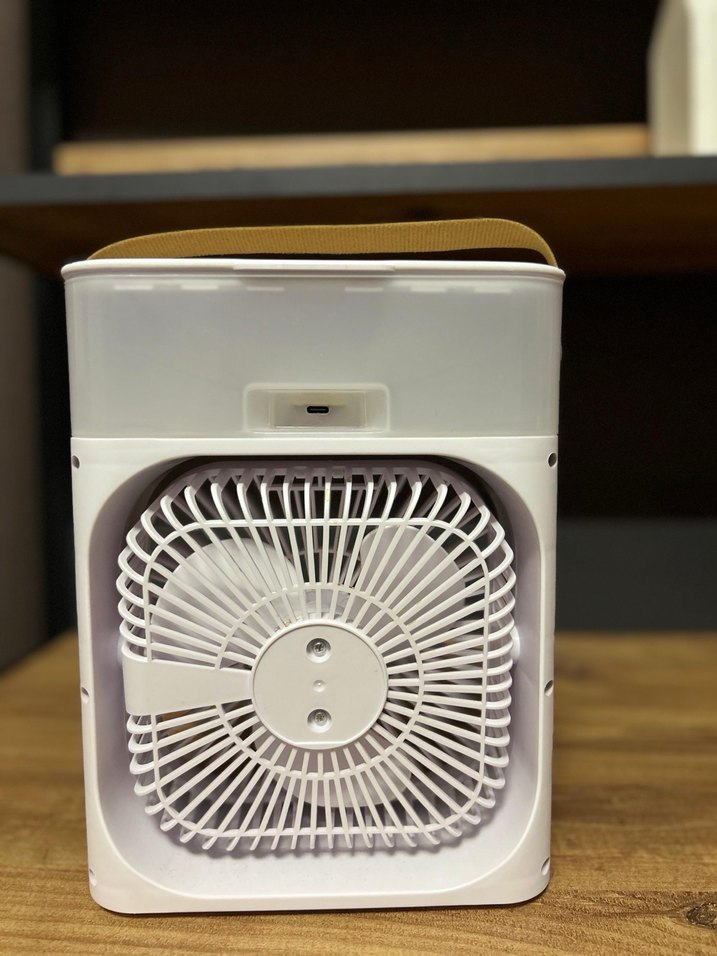 Kiwi Beyaz ve Gri Masaüstü Vantilatör - Görsel 2