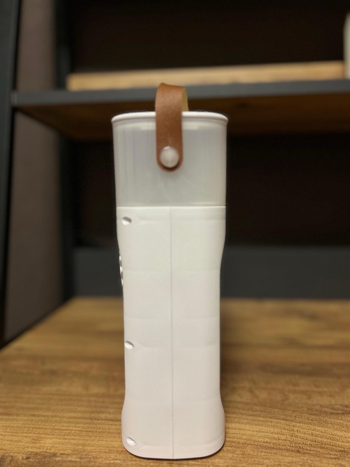 Kiwi Beyaz ve Gri Masaüstü Vantilatör - Görsel 3