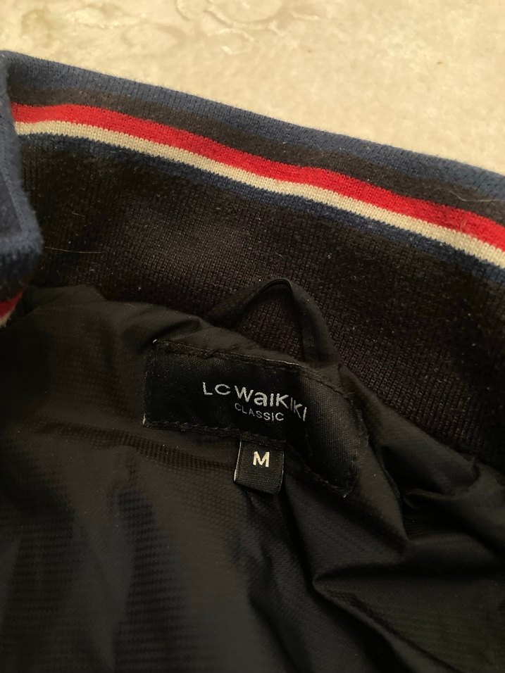 Erkek Lacivert Fermuarlı Günlük mont - Görsel 3