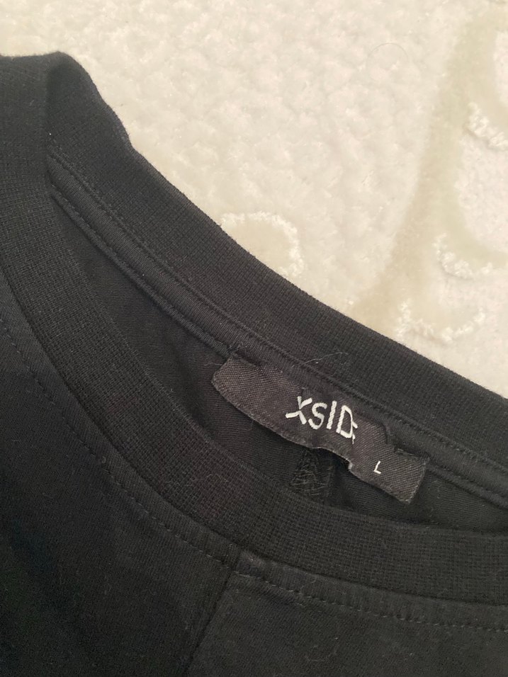 Siyah Kolsuz Keten Bluz - Görsel 2