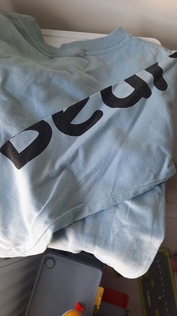 4 Yaş Beden mavi Renk Ayıcık sweatshirt