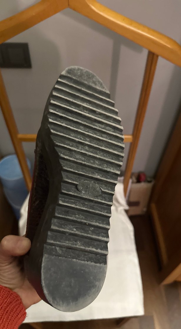 Greyder Yılan Desenli Platform Topuklu bordo Kadın Ayakkabı - Görsel 5