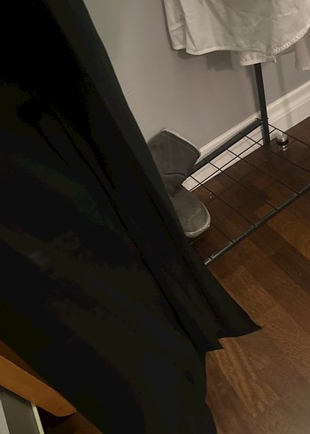 Siyah Uzun Kadın şifon Kumaş Pantolon - Görsel 6