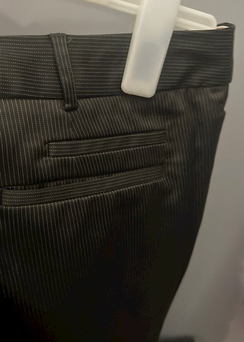 Mango kahverengi  Kadın Ofis Pantolonu, Normal Boy - Görsel 10