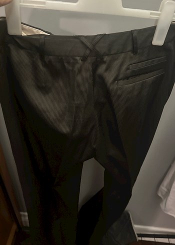 Mango kahverengi  Kadın Ofis Pantolonu, Normal Boy - Görsel 6