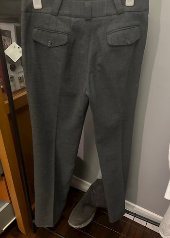 Mango Gri kışlık Kumaş Kadın Pantolon - Görsel 9