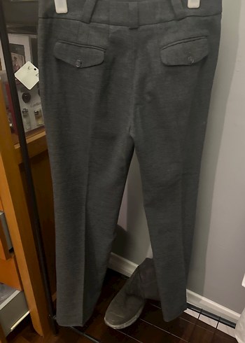 Mango Gri kışlık Kumaş Kadın Pantolon - Görsel 8