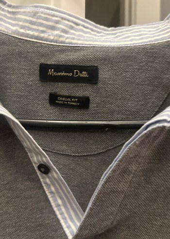 Gri Erkek Keten Uzun Kollu Gömlek Yaka Kazak - Görsel 2