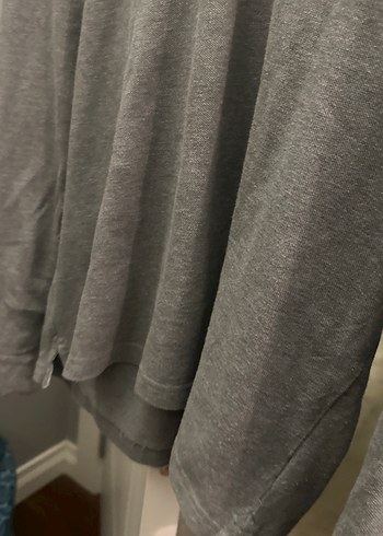 Gri Erkek Keten Uzun Kollu Gömlek Yaka Kazak - Görsel 10