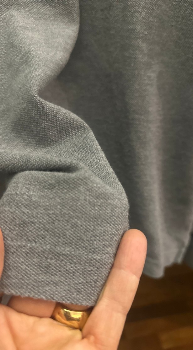 Gri Erkek Keten Uzun Kollu Gömlek Yaka Kazak - Görsel 4