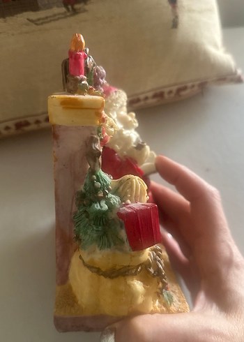 Renkli Noel Baba ve Çocuk Figürü - Görsel 5