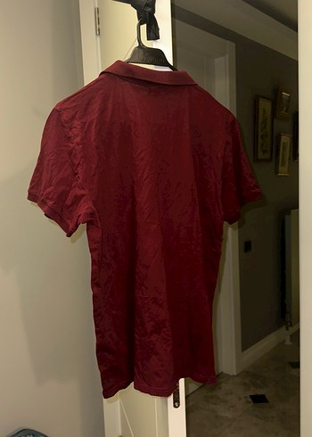 Dufy Bordo Erkek Polo Tişört Kısa Kollu - Görsel 6