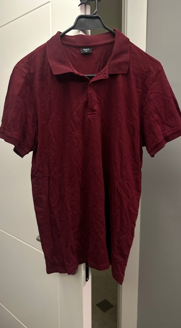 Dufy Bordo Erkek Polo Tişört Kısa Kollu - Görsel 2