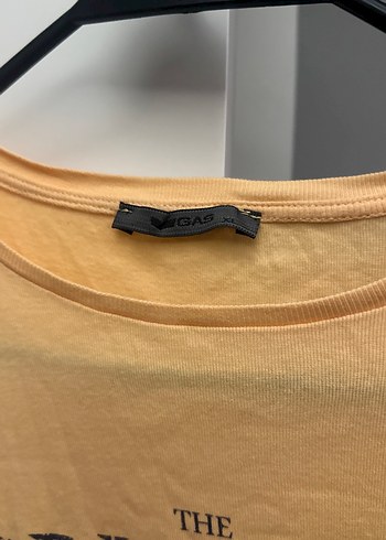 Gas jeans Sarı Baskılı Pamuklu Erkek Tişört - Görsel 5