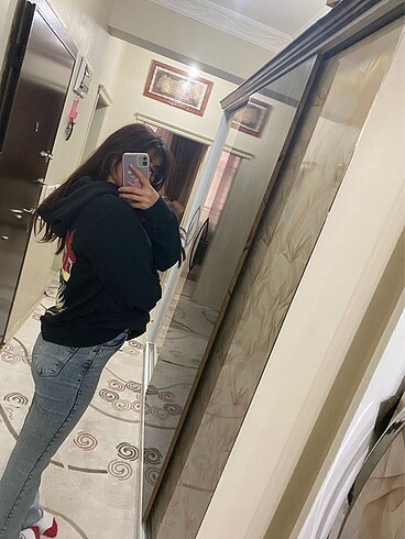 m Beden lacivert Renk Sweatshirt