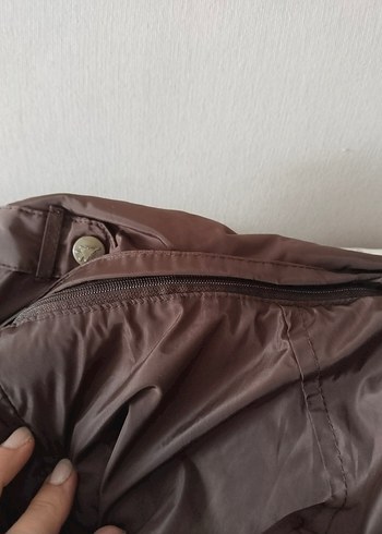 Kapüşonlu Kahverengi Erkek Çocuk Mont - Görsel 6