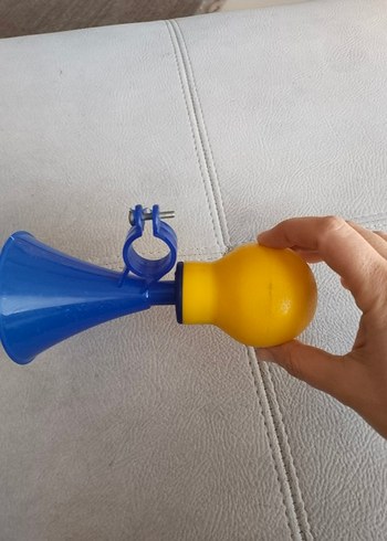 Renkli Sarı Bisiklet Pompası - Görsel 3