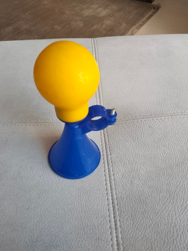 Renkli Sarı Bisiklet Pompası - Görsel 4