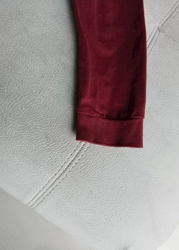 unisex Çocuk Bordo Baskılı Uzun Kollu Mektebim koleji - Görsel 6