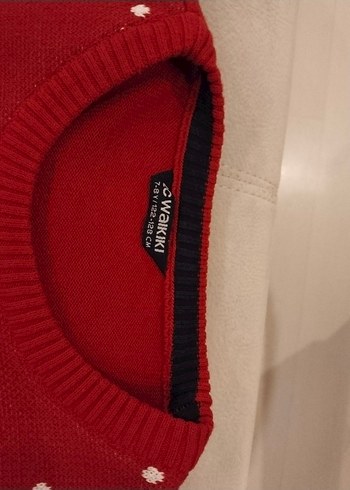 Kırmızı Kaykaylı Kardan Adam Çocuk sweatshirt - Görsel 2