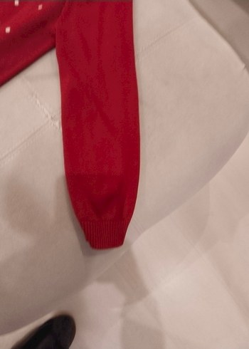 Kırmızı Kaykaylı Kardan Adam Çocuk sweatshirt - Görsel 5