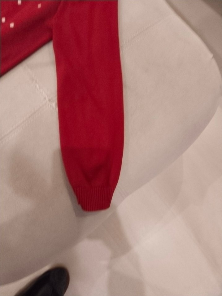 Kırmızı Kaykaylı Kardan Adam Çocuk sweatshirt - Görsel 5