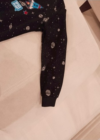 Uzun Kollu Siyah Lc waikiki Çocuk Sweatshirt - Görsel 8