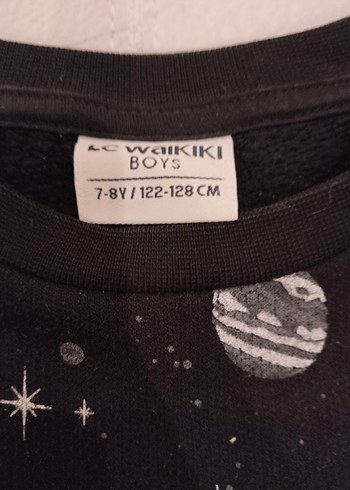 Uzun Kollu Siyah Lc waikiki Çocuk Sweatshirt - Görsel 3