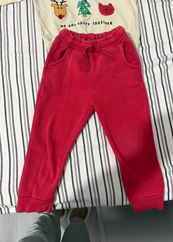 Beyaz Baskılı Erkek Çocuk alt üst - Görsel 2