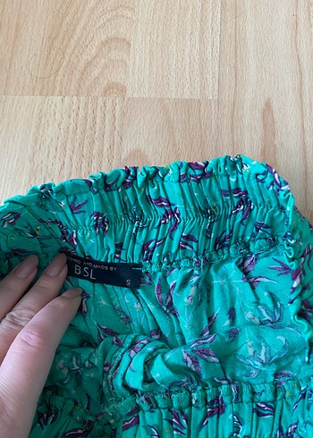 Bohem Renkli Mini Şort Fırfırlı - Görsel 8