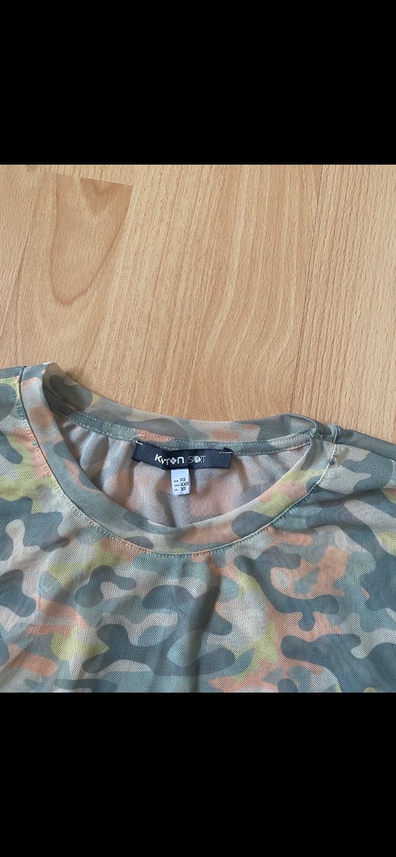 Kadın Kamuflaj Desenli Uzun Kollu Sweatshirt - Görsel 3