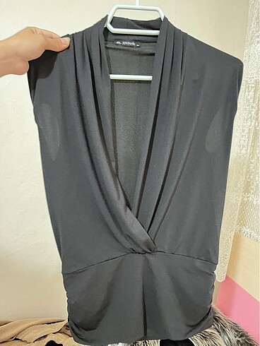 m Beden Vintage yazlık bluz