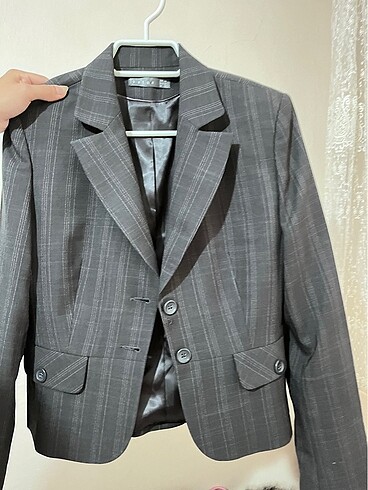 m Beden Orijinal koton blazer ceket