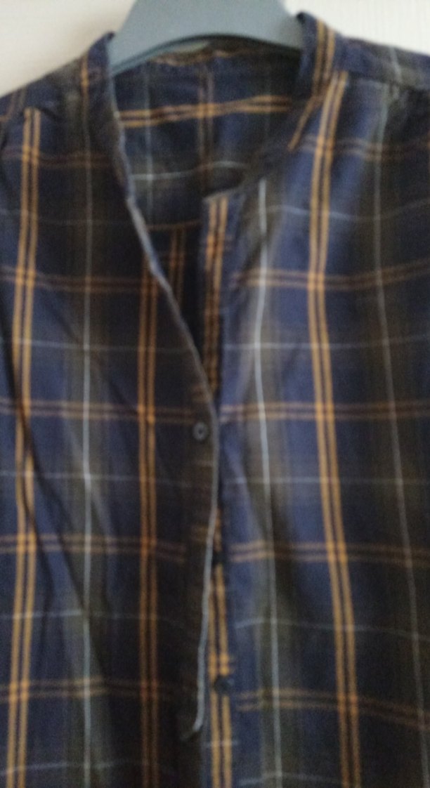 Düğmeli Çok Renkli Uzun Kollu Gömlek - Görsel 3