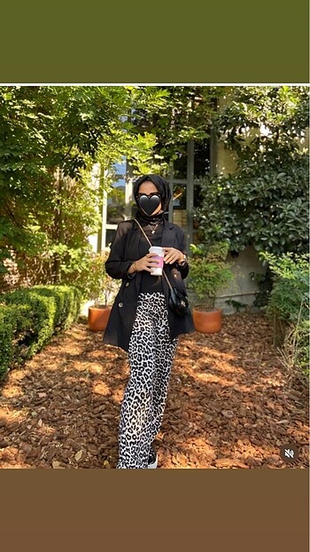 Zara Zara Leopar Palazzo