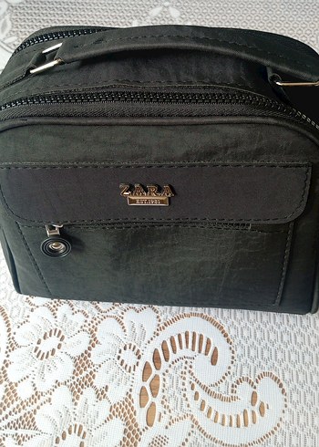 Zara Siyah Deri Kadın Çanta - Görsel 2