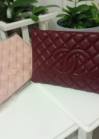 Bordo Deri Kadın Çanta Tokalı - Görsel 11