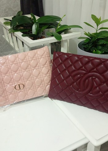 Bordo Deri Kadın Çanta Tokalı - Görsel 14