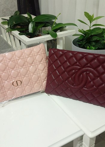 Bordo Deri Kadın Çanta Tokalı - Görsel 13