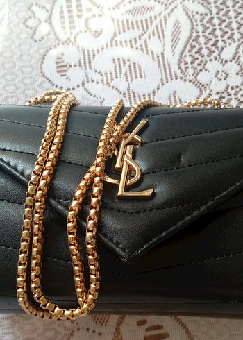 Zincir Detaylı Yılan Desenli Deri Kadın Çanta - Görsel 17