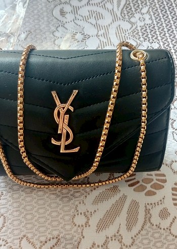 Zincir Detaylı Yılan Desenli Deri Kadın Çanta - Görsel 4