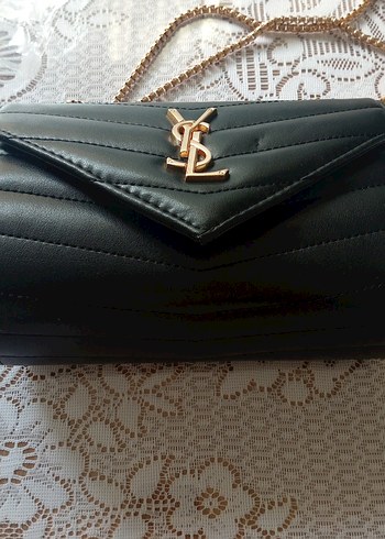 Zincir Detaylı Yılan Desenli Deri Kadın Çanta - Görsel 9