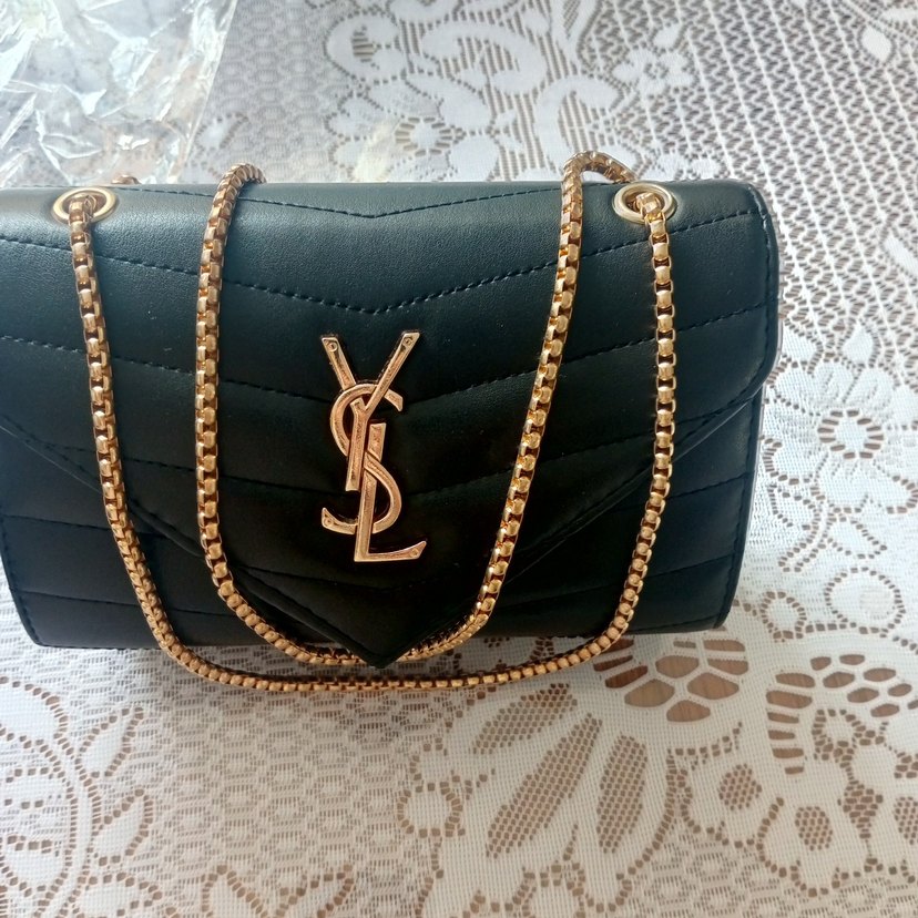 Zincir Detaylı Yılan Desenli Deri Kadın Çanta - Görsel 4