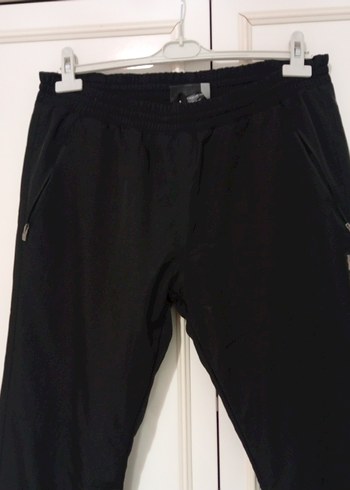 Siyah Fermuarlı Rahat Kesim Erkek Pantolon - Görsel 2