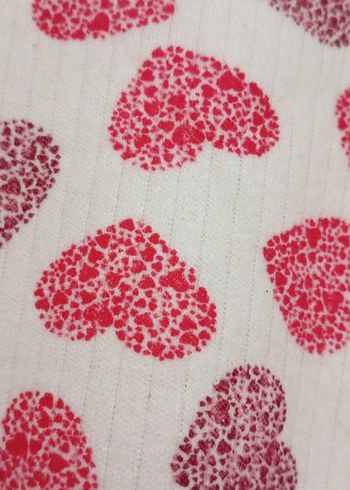 Kız Çocuk Uzun Kollu Kalp Desenli Pijama Takımı - Görsel 17